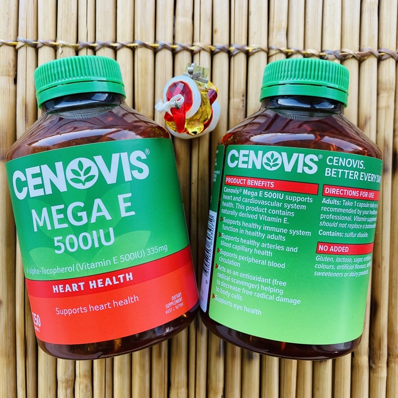 Cenovis Mega E 500iu Capsules Value Pack 250 Pack | Shopee Philippines