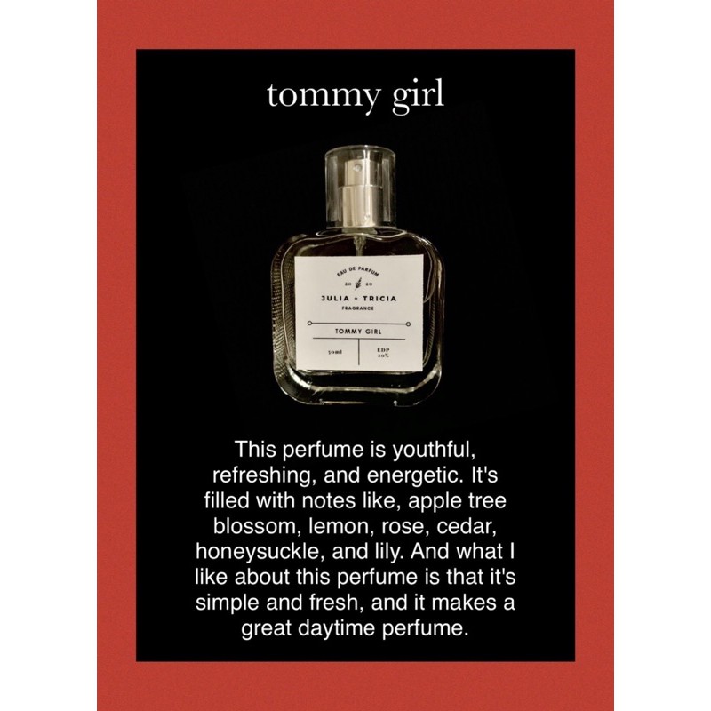 perfume tommy girl 50ml preço