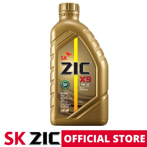 SK ZIC X9 5W40 Fully Synthetic Car Engine Oil 1 Liter Shopee