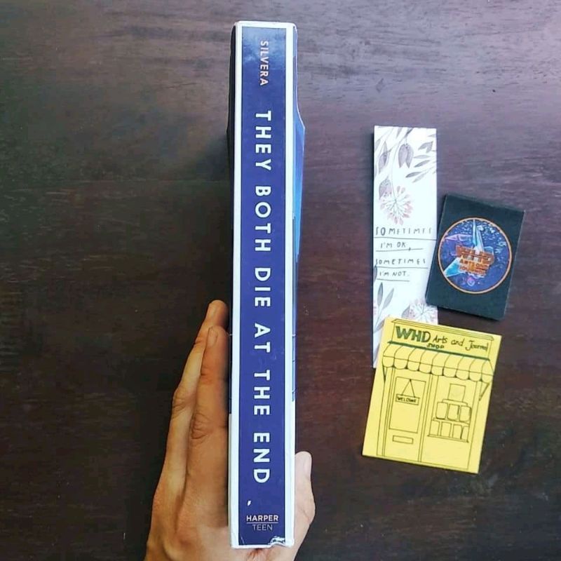 They Both Die at the End Book a Novel by Adam Silvera(Author of What if, it's Us)