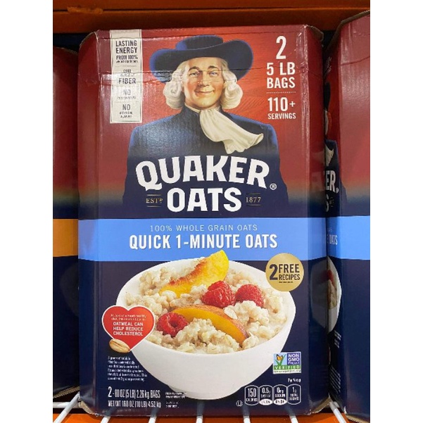 Quaker Quick 1-minute Oatmeal 10lb | Shopee Philippines