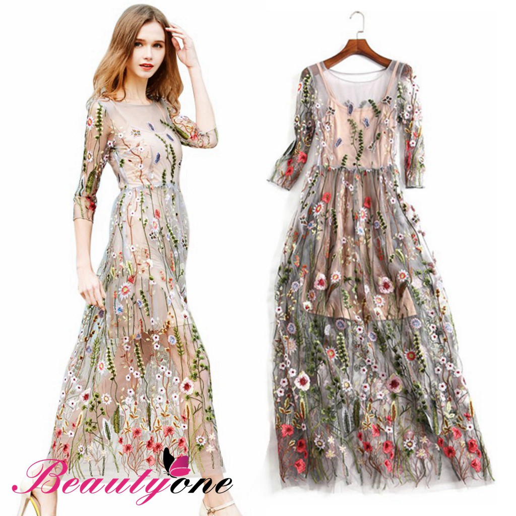 bohemian dress floral