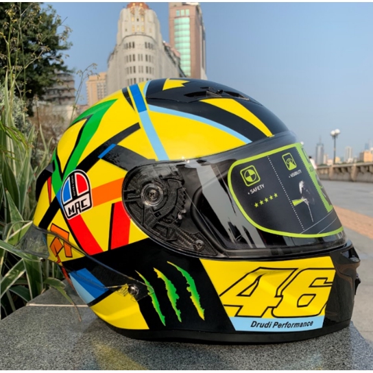 Agv Design Full Face Helmet Agv Helm Motor Freebies Sticker