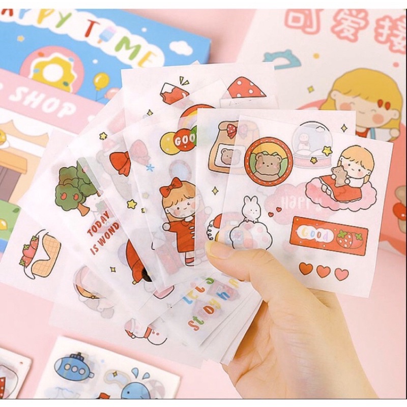 cute kawaii cartoon diy deco stickers stationery diary journal ...