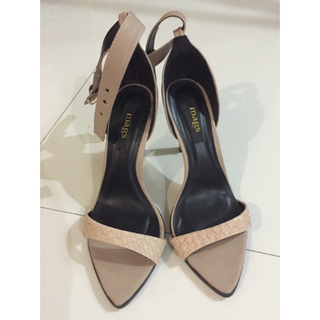 Mags nude sexy 1 strap Pump | Shopee Philippines