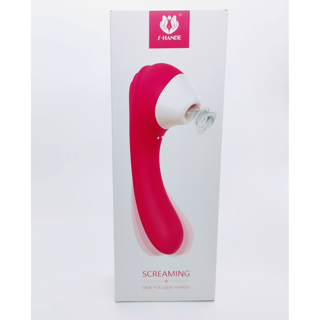 S-Hande Screaming Wireless Gspot Suction Type Vibrator Sex Toy for Girls