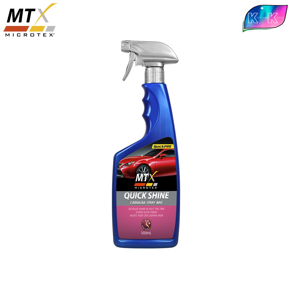 Microtex Quick Shine 500ml - Carnauba Spray (MTX Car Care) | Shopee ...