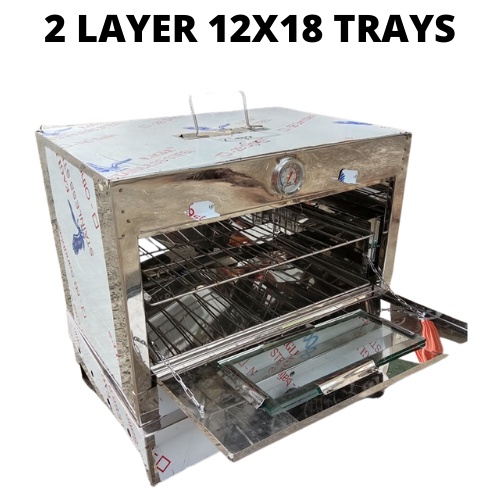 BIG WIDE OVEN 2 LAYER FOR PANDESAL AND PIZZA NEGOSYO WITH 12X18