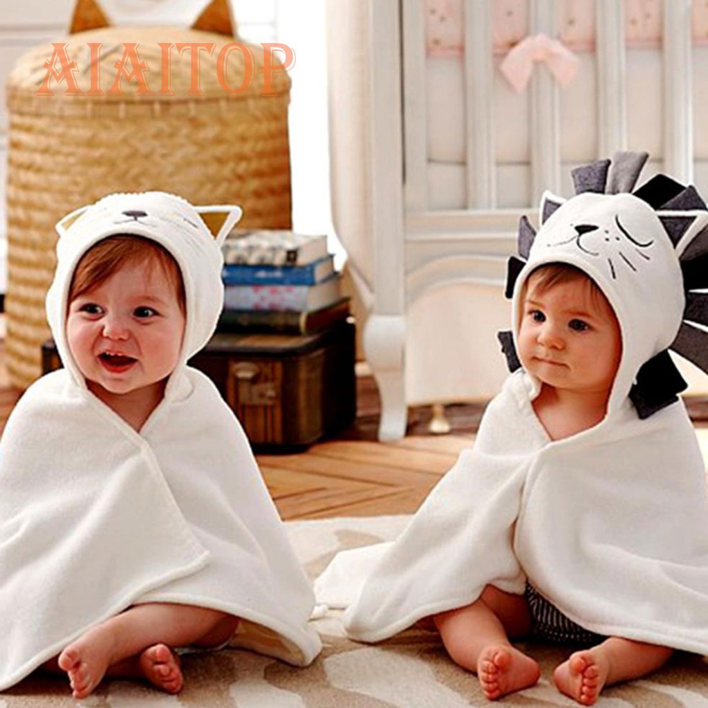 baby hooded poncho towel