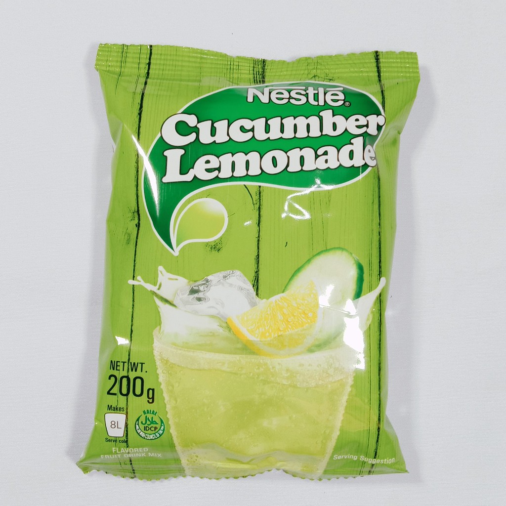 Nestle Cucumber Lemonade Fruit Drink Mix 200g Shopee Philippines