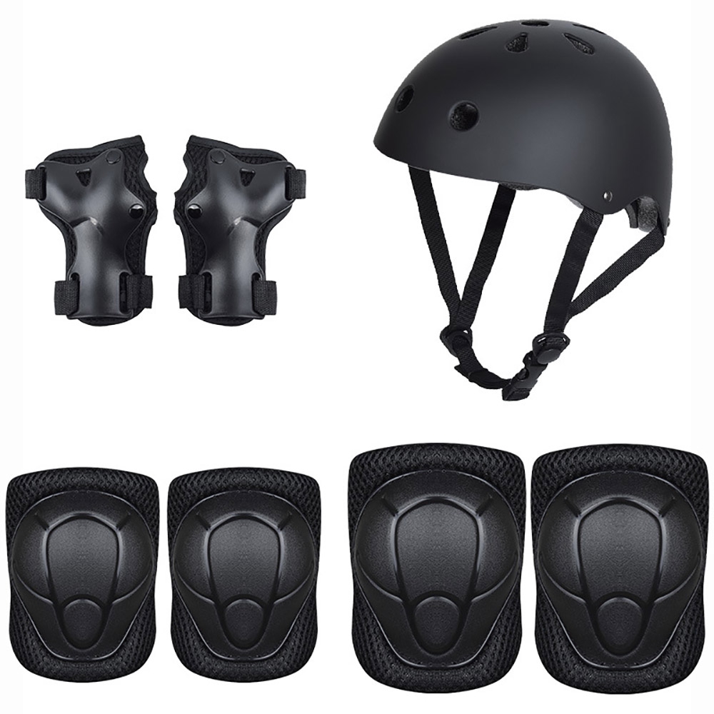 helmet and knee pad set