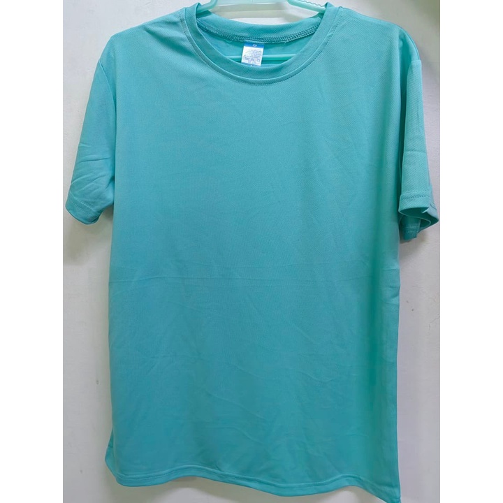 MINT GREEN Active/Drifit Tshirt Unisex Round Neck Athletic American Men's size Shopee