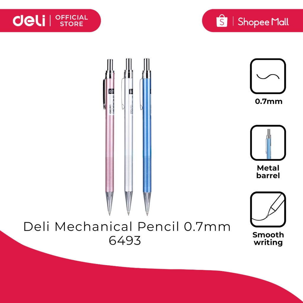 Deli 6493 Mechanical Pencil 0.7mm [796493] Shopee Philippines