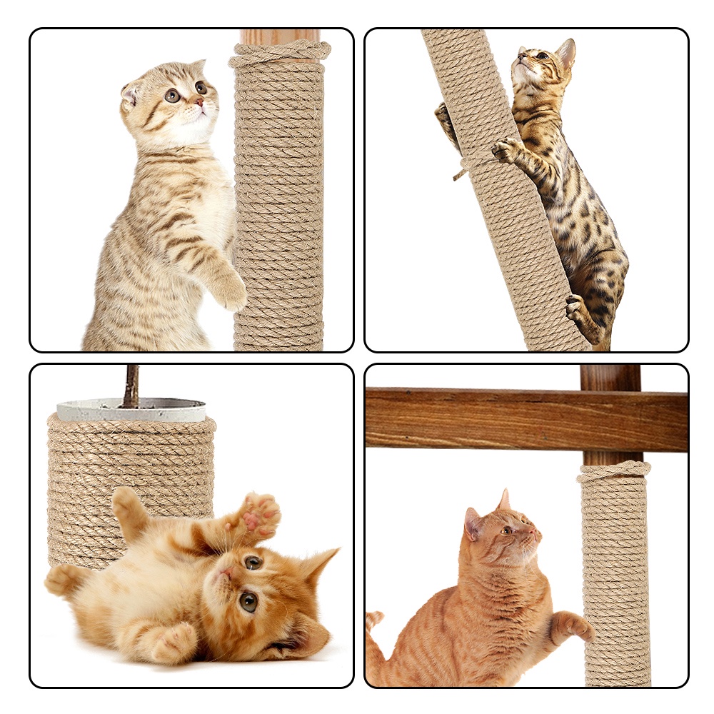 Natural Sisal Rope Twine Cat Climbing Frame Replacement Rope For Cat