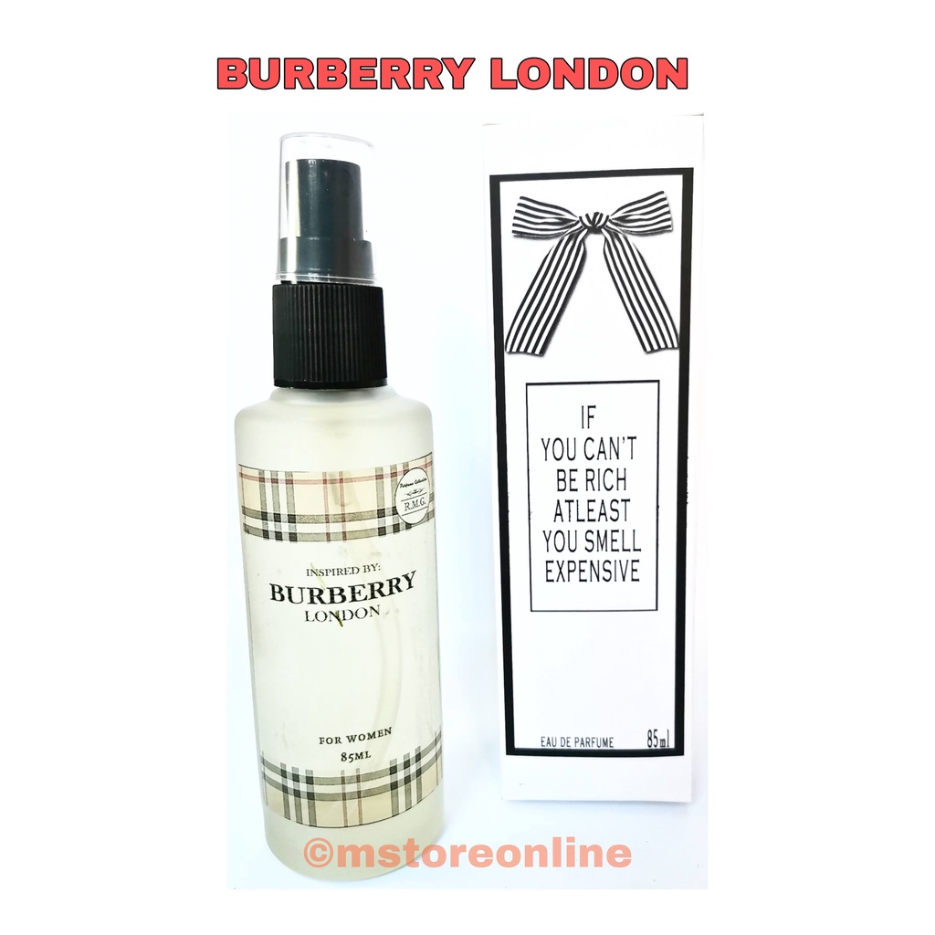 RMG 85mL BURBERRY LONDON Oilbased Long Lasting Perfume for Women | Shopee  Philippines