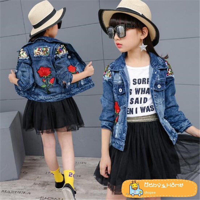 girl in jeans and jacket