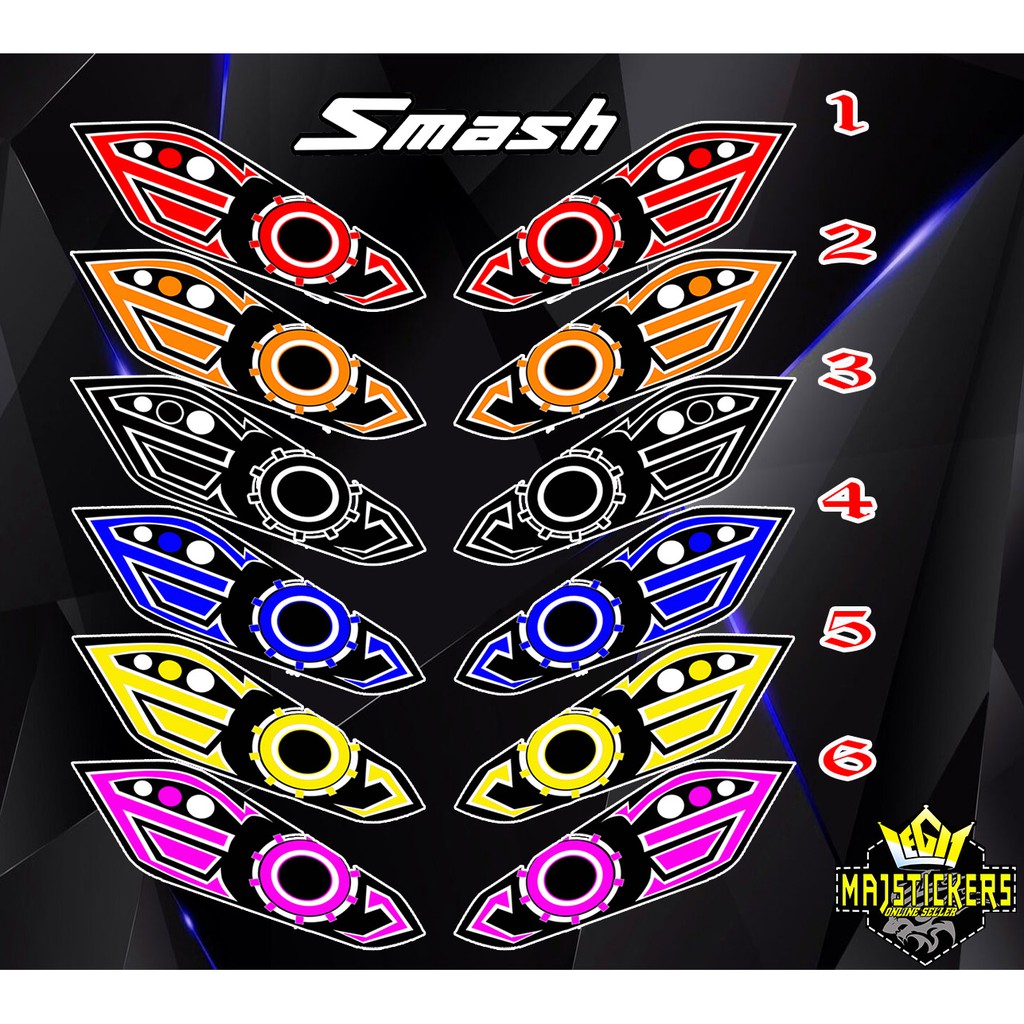 Suzuki Smash115 Transparent Winker Sticker Shopee Philippines
