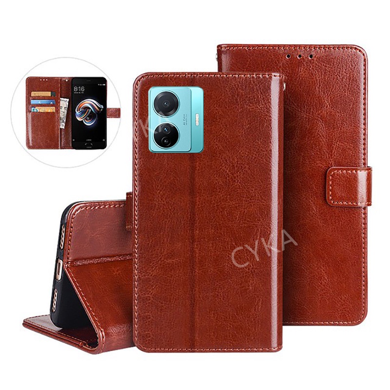 VIVO Y35 4G Y30 5G Y16 5G Y02S Y01A Y77 5G Flip Wallet Business Leather ...