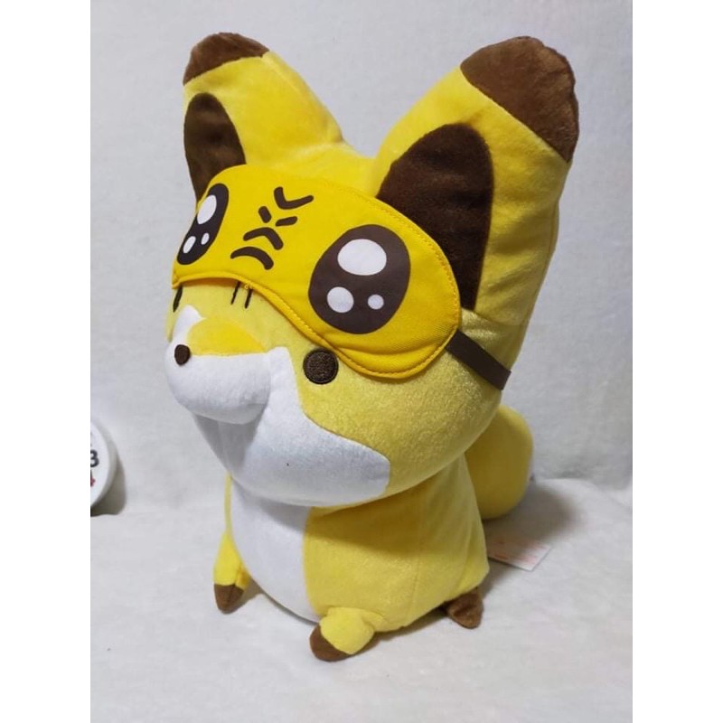 tanuki and kitsune plush