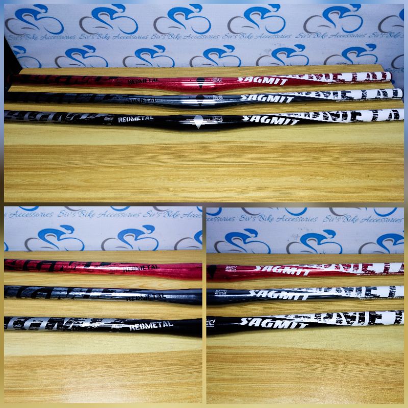 sagmit red metal handlebar
