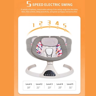 KIDONE Baby Swing Rocker Cradle Electric Rocking Chair For Baby Infant To Toddler Crib Auto On Sale #6