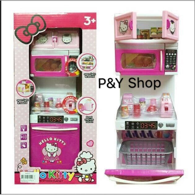 modern kitchen set hello kitty