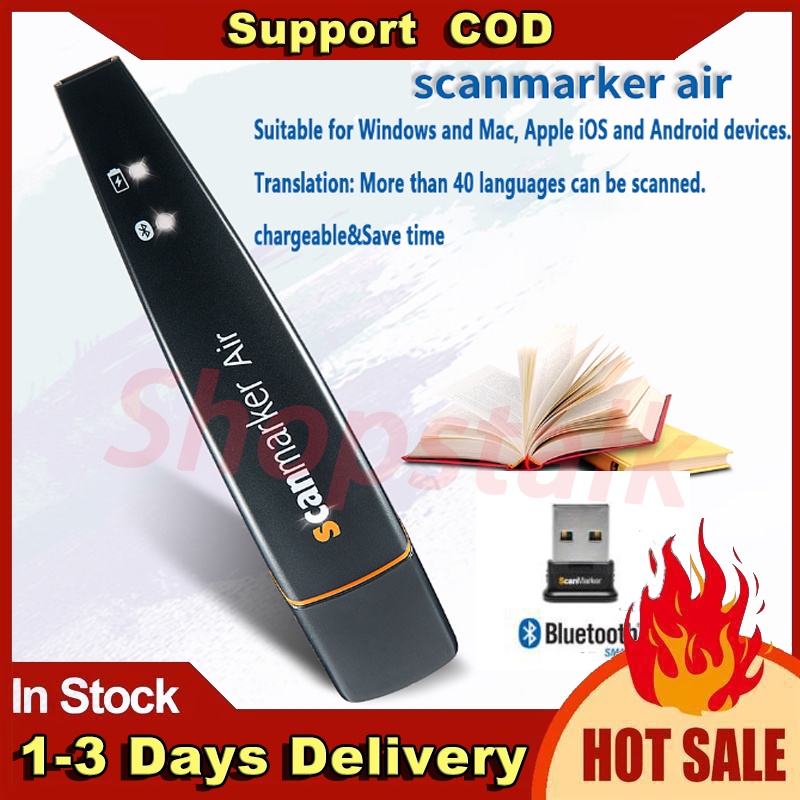 Scanmarker Air Pen Scanner Wireless OCR Digital Highlighter and Reader ...