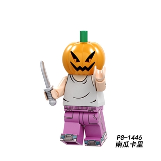 lego man pumpkin