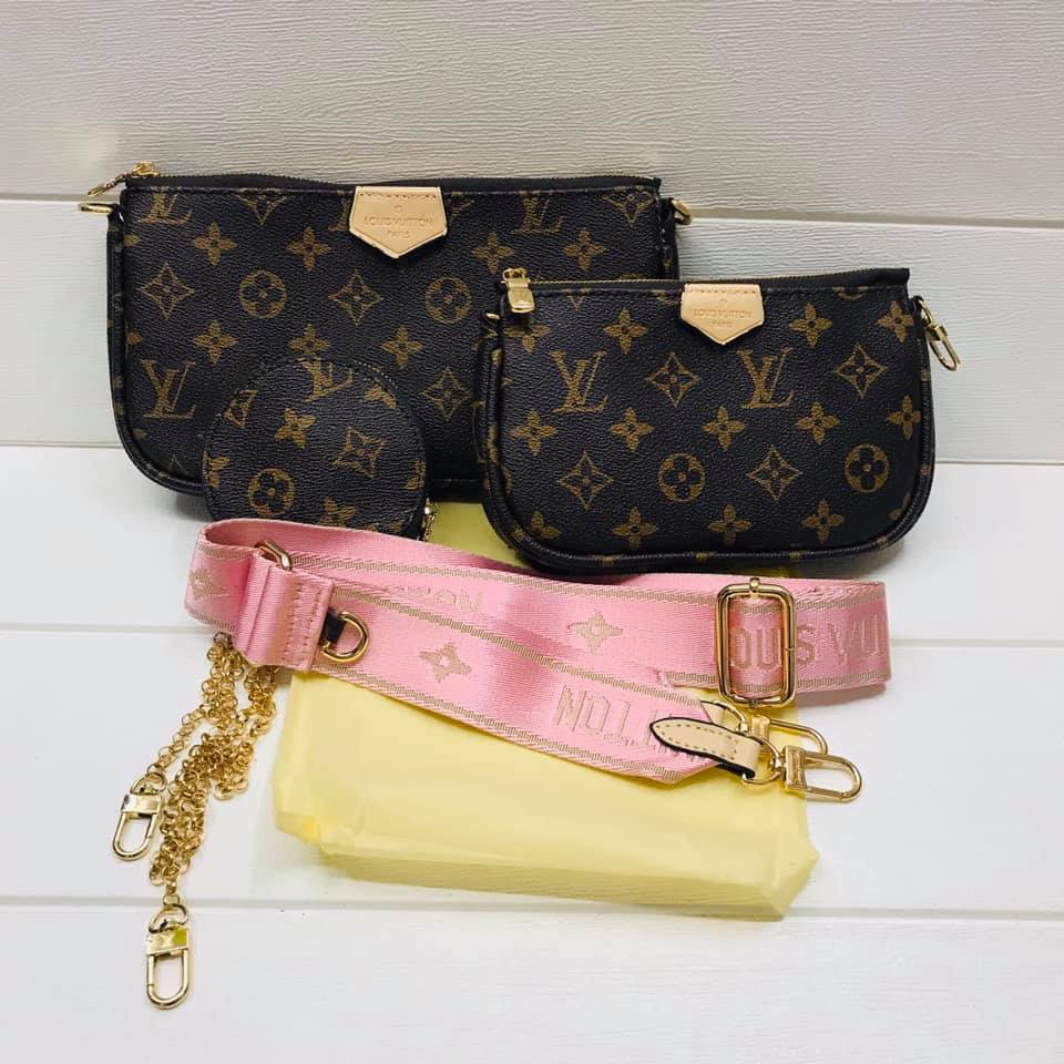 X Buy # LV FAVORITE Sling bag 3 in 1 set Louis Vuitton W/receipt COD | Shopee Philippines
