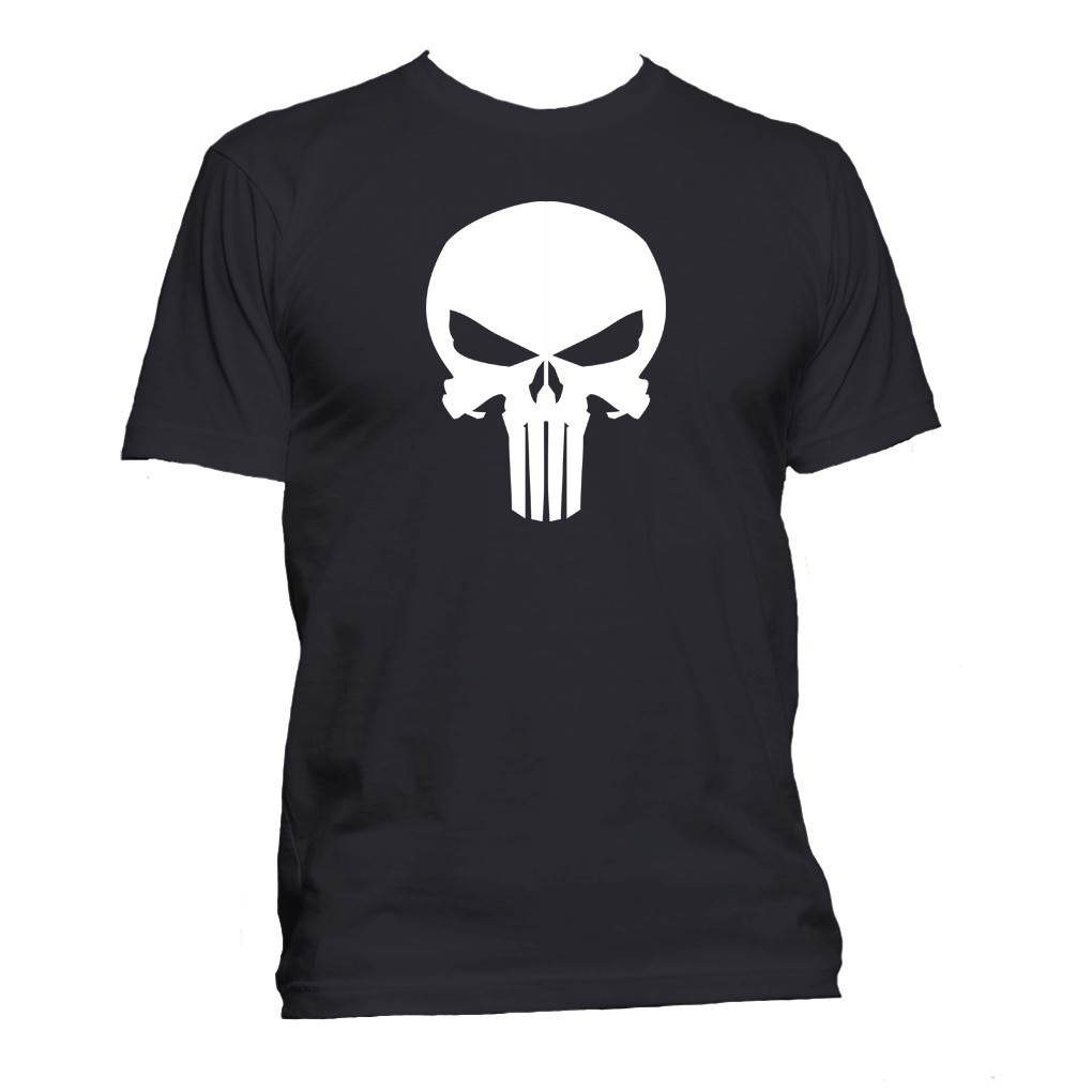 Gildan The Punisher T- Shirt (Black) | Shopee Philippines