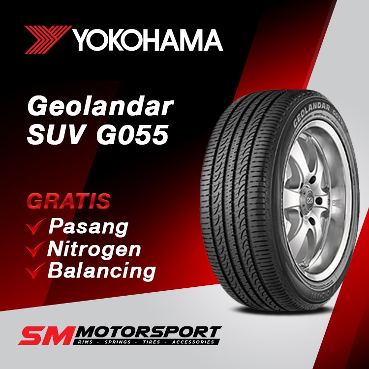 Yokohama Geolandar Suv G055 235 60 R18 107v Car Tires Shopee Philippines