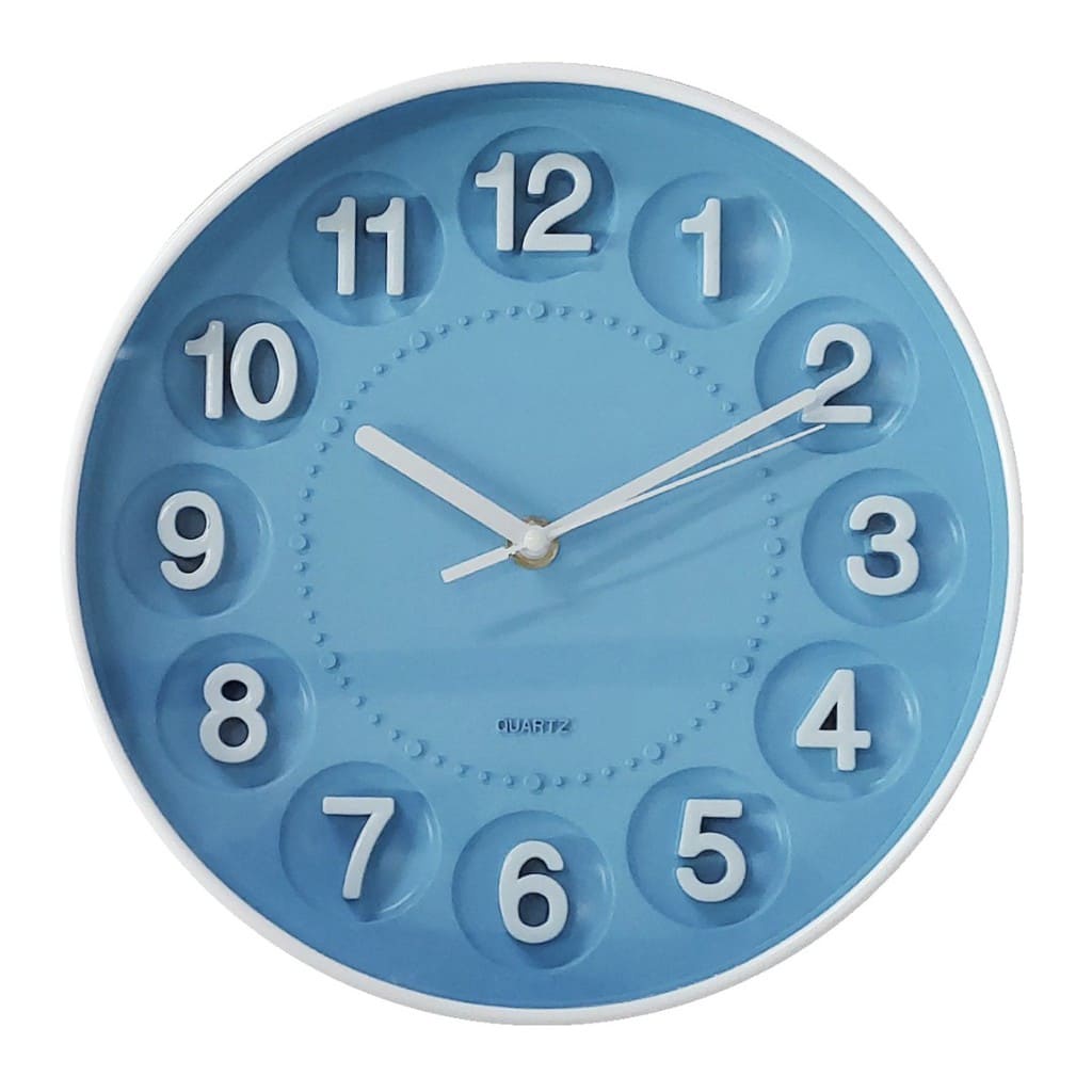 Wall Clock 10" IN EMBOSSED WALL CLOCK (2A9885) Shopee Philippines