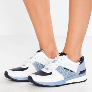 mk blue sneakers