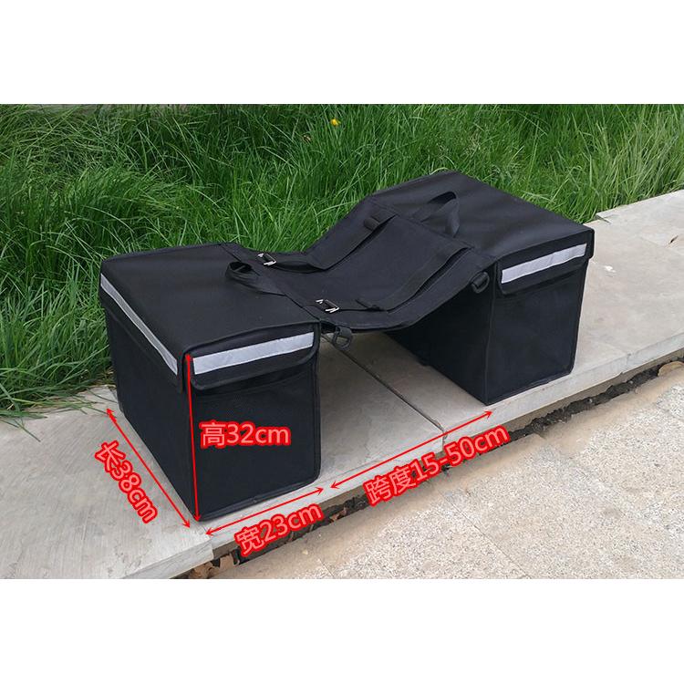 2PCS Food Delivery Bag Delivery Bag Motorcycle Thermal Insulated Bag ...