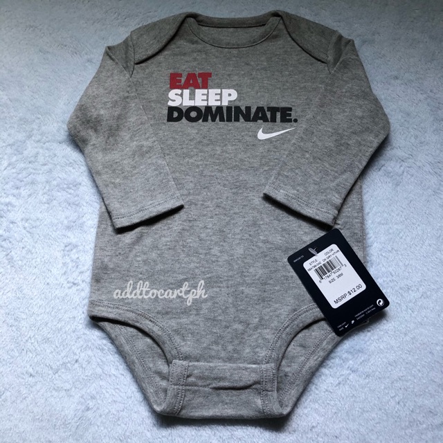 nike long sleeve onesie