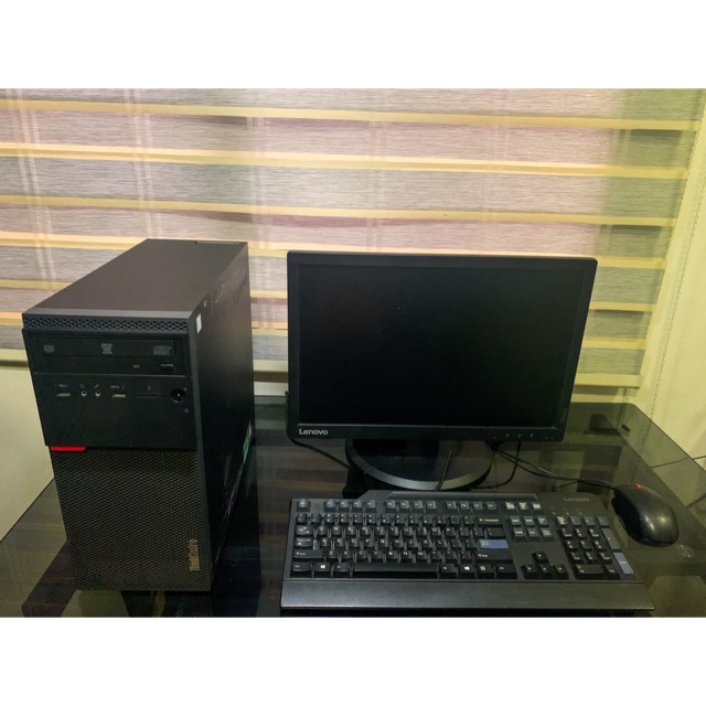 Lenovo Desktop Set Lenovo M700 Thinkcentre Type 10gr Full Set Shopee Philippines