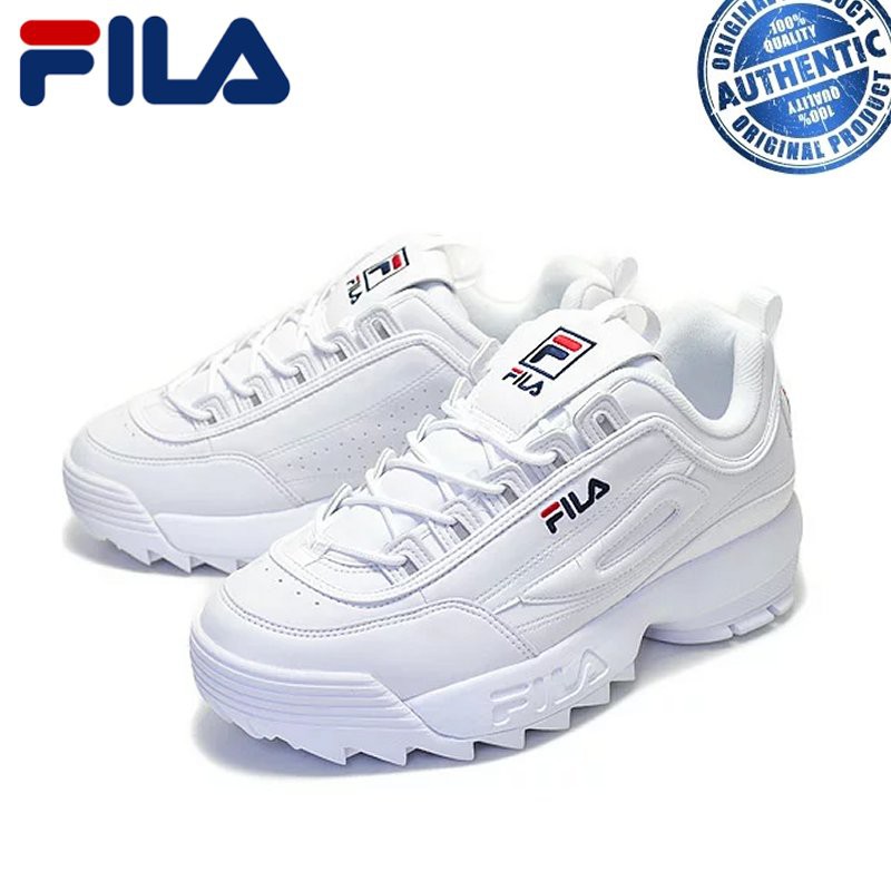 kids pink fila trainers