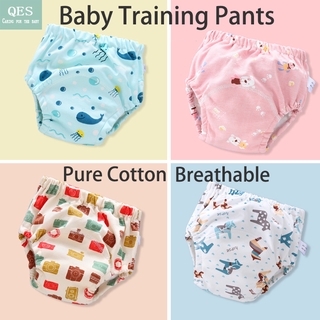 【Ready Stock】baby training pants washable 6-layer gauze diaper learning pants baby cloth diaper breathable diaper summer