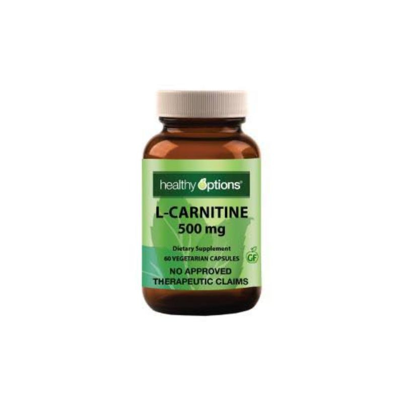 Healthy Options L-Carnitine 500mg 30/60caps