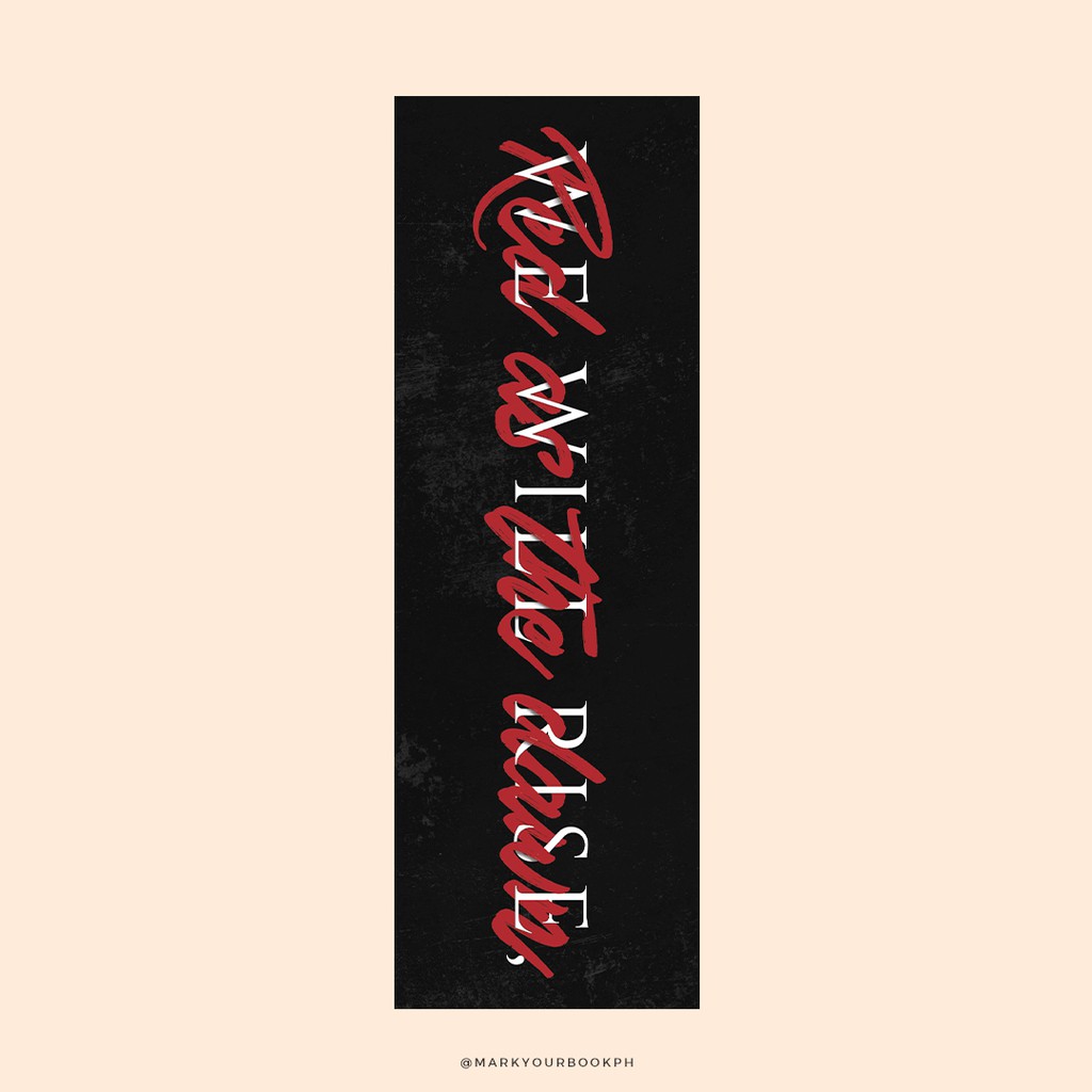 red queen victoria aveyard bookmark shopee philippines