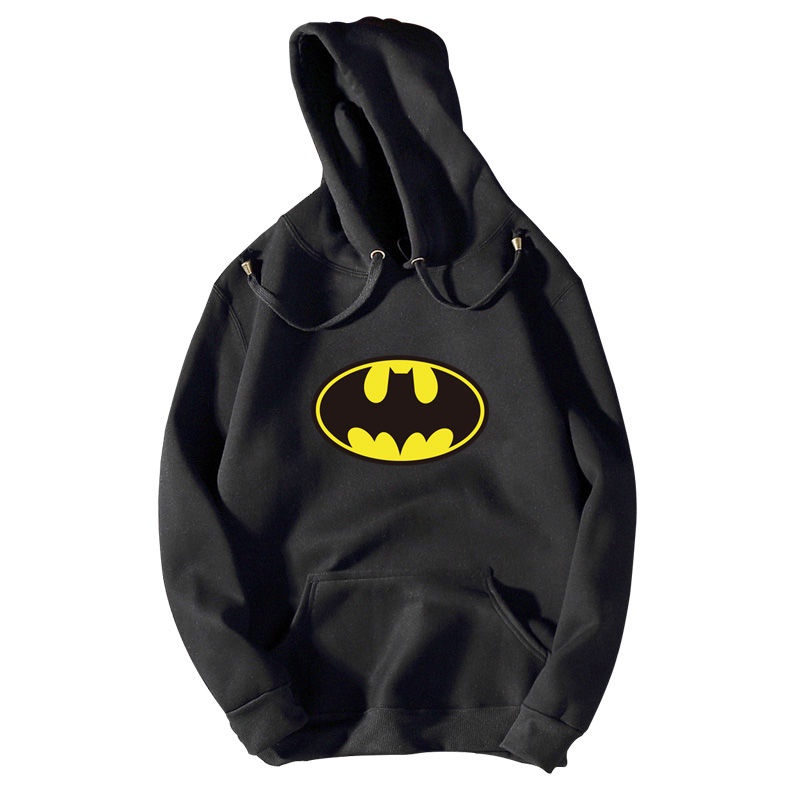 Captain America Batman Hooded Sweater Men's Teen Casual Loose Long Sleeve  Anime Superman Student Jacket Trend | Shopee Philippines
