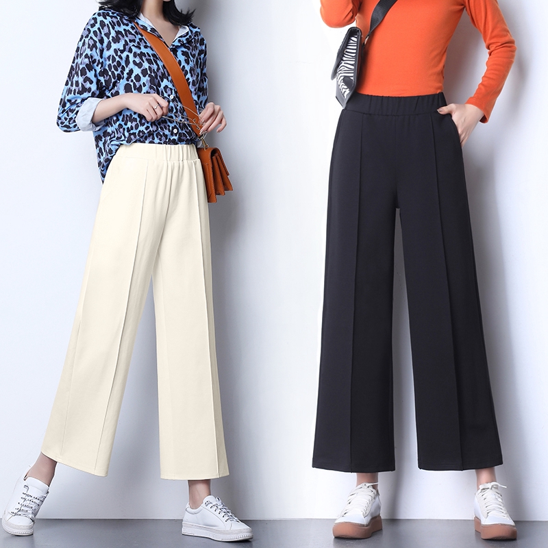 high waist square pants