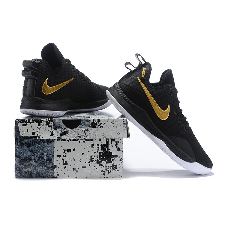 nike lebron witness iii gold black