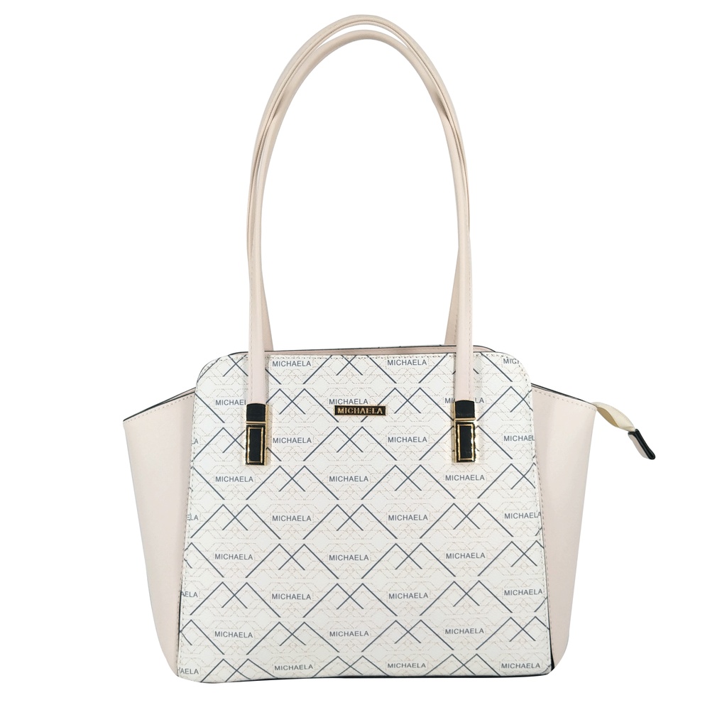 Michaela tote bag with zipper for women leather large Shoulder korean