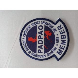 Padpao Patches White Printed Actual photo posted