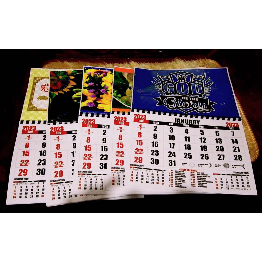2023 Calendar/Customize/Laminated calendars Shopee Philippines