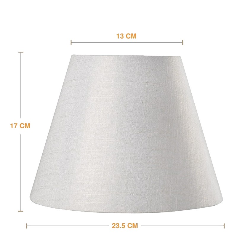 Lamp Shade Linen Fabric White, 9 Inch Tall White Lamp Shade