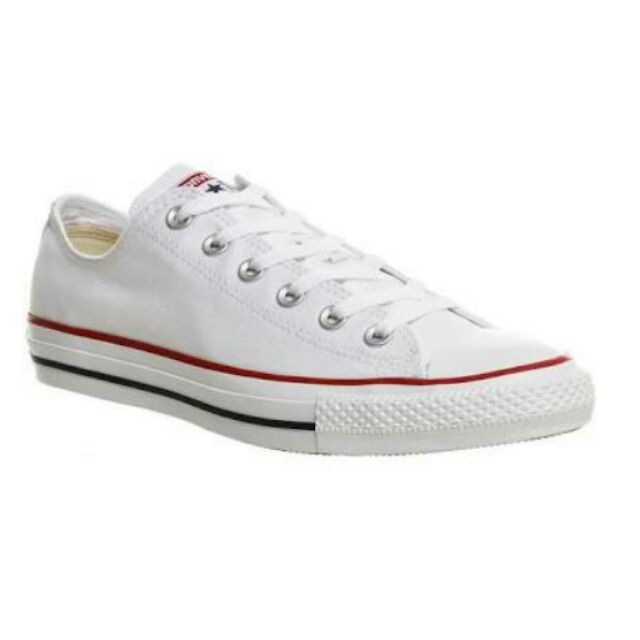plain white converse shoes