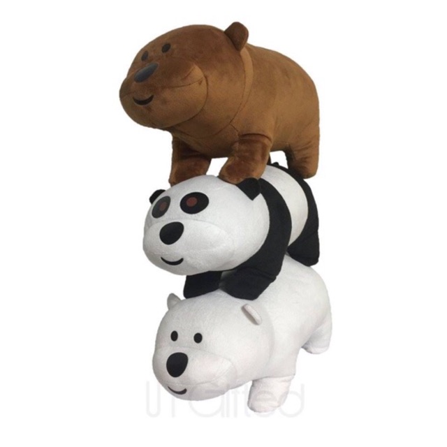 we bare bears stuffed toy shopee