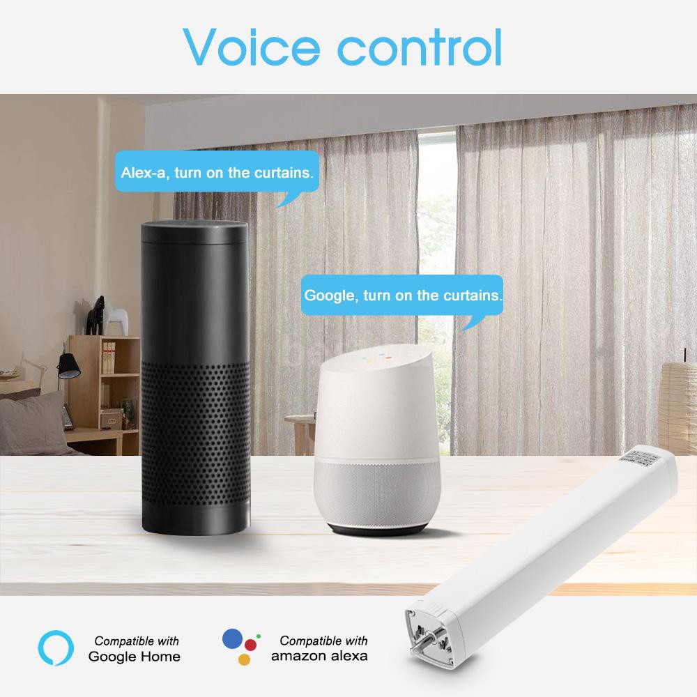 automatic curtains google home